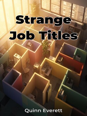 cover image of Strange Job Titles